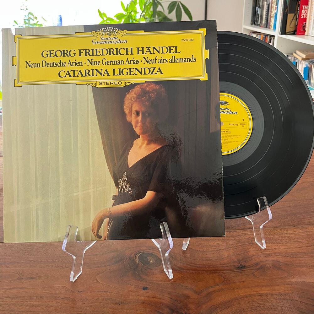Georg Friedrich Händel Neun Deutsche Arien LP 1977 Deutsche Grammophon 2536 380